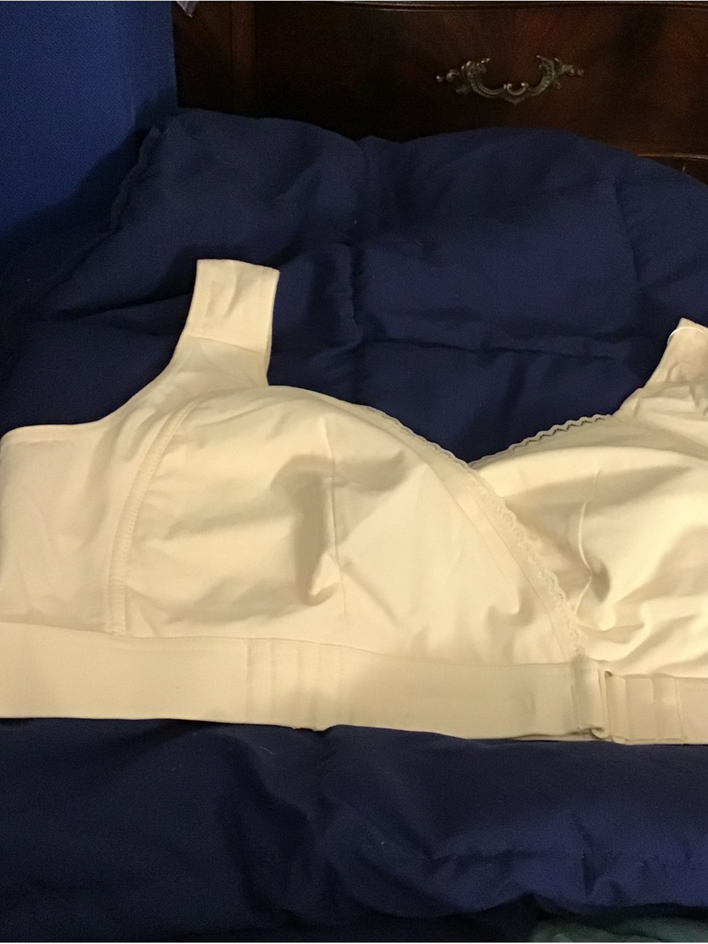 NWT Ease Blooming Front-Closure Comfort Bra - Wire-Free Support size 3X